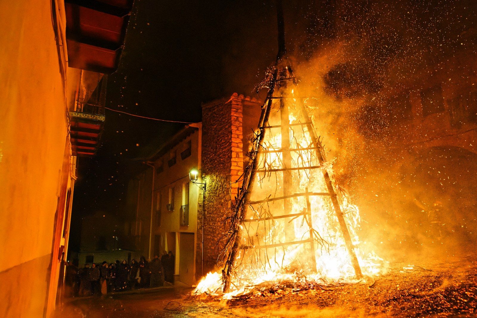 Las imágenes del remate de Sant Antoni en Portell