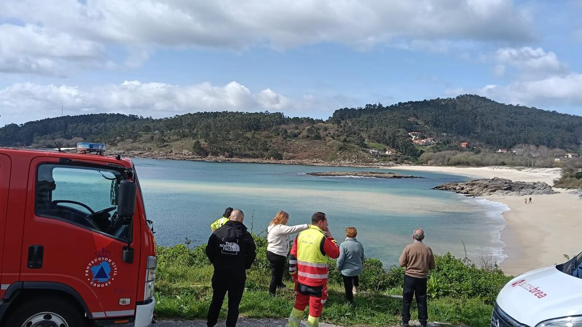 Nuevo episodio de vertidos en Santa Marta (Cangas)