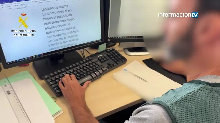 La Guardia Civil de Alicante detiene a dos personas por la estafa conocida como "timo del amor"