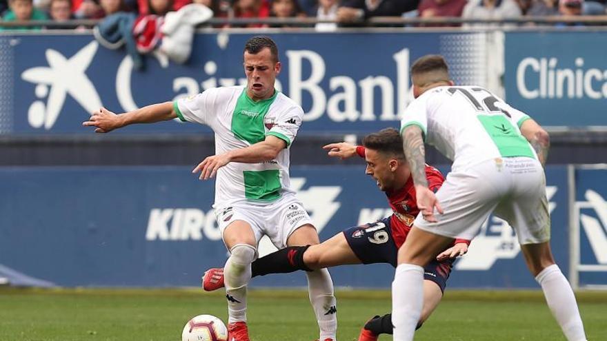 Un atrevido Extremadura se queda sin premio ante el Osasuna