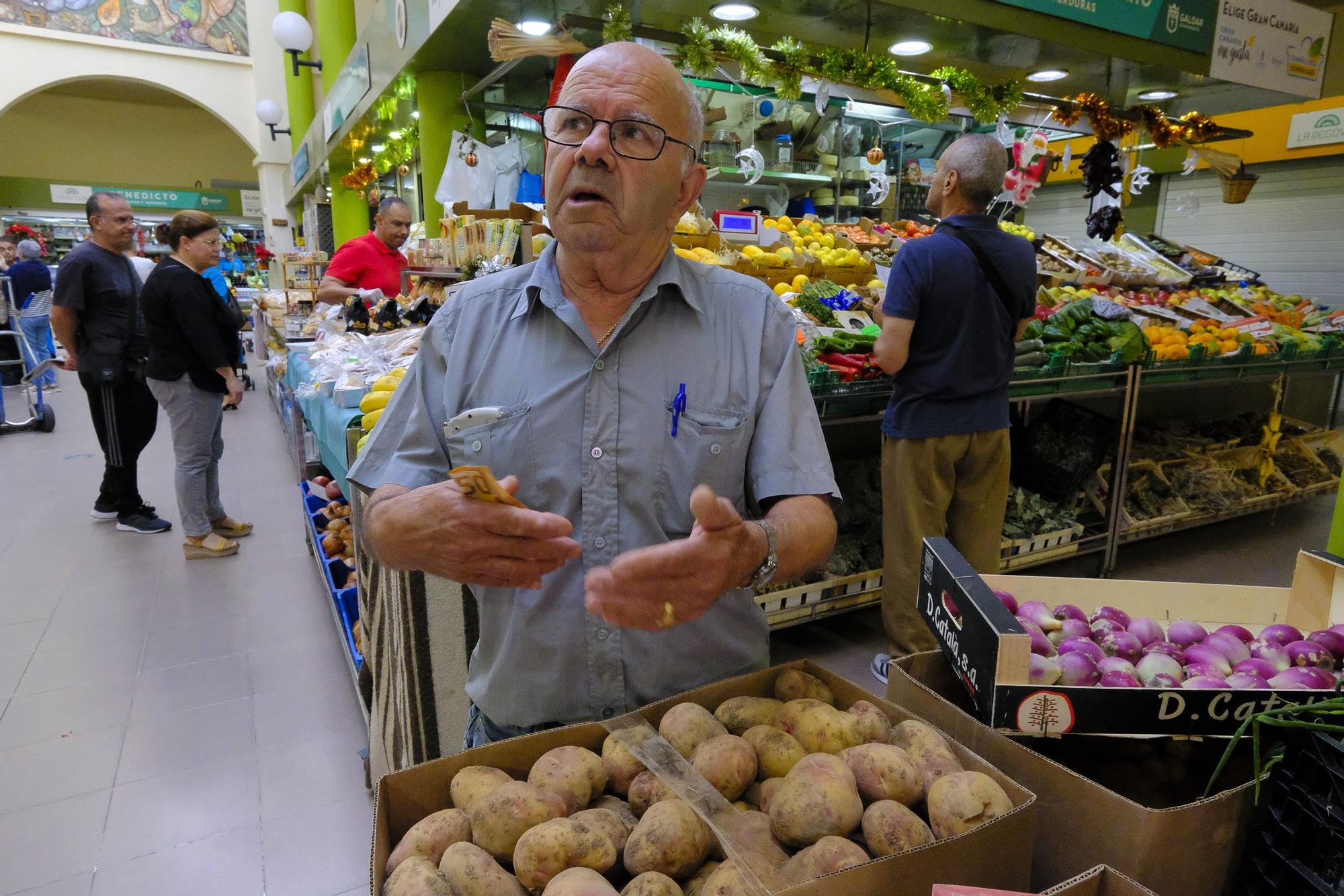 Compras en los mercados de Gáldar y Guía para la cena de Nochebuena