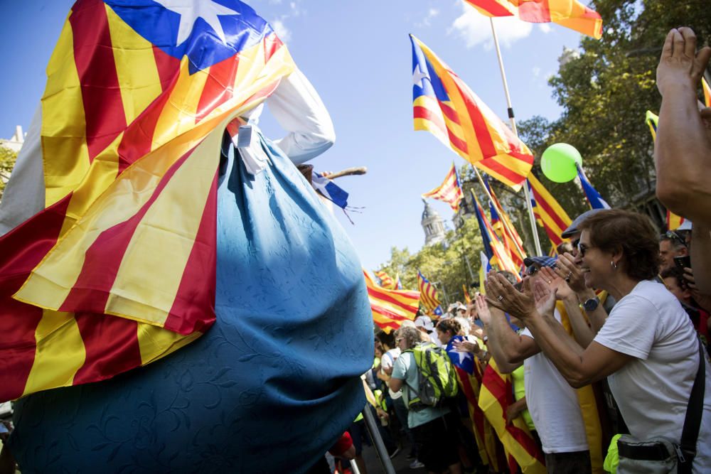 La manifestación de la Diada, en fotos