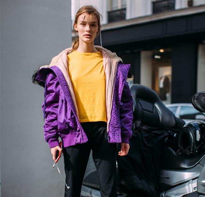 El morado, el color de este invierno
