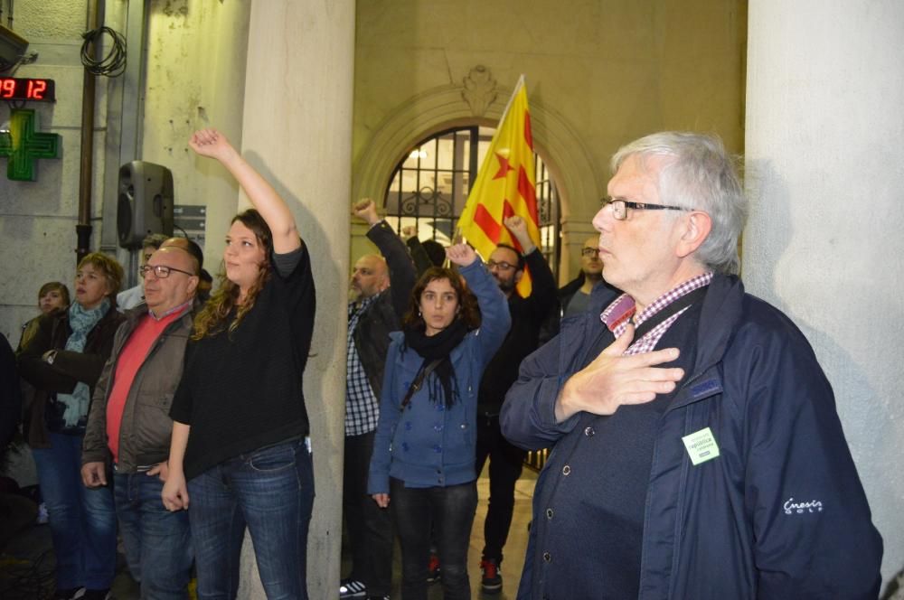 Acte de suport a l'alcaldessa de Berga, Montse Venturós