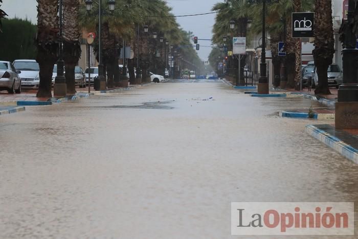 Temporal en Murcia: Los efectos de las lluvias en Los Alcázares y Cartagena