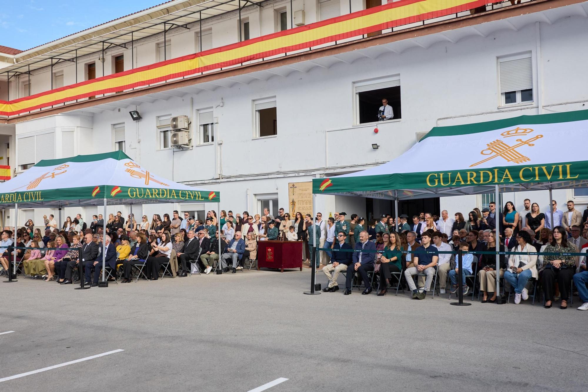Imatges de la Guàrdia Civil celebrant la seva patrona a Girona
