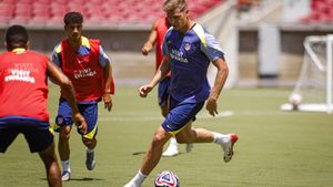 Último entrenamiento del Atlético antes del segundo partido del Mundial de Clubes ante Seattle Sounders.