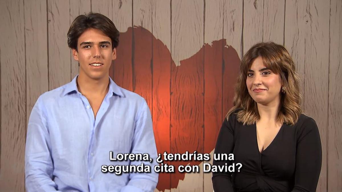 Lorena y David en la decisión final