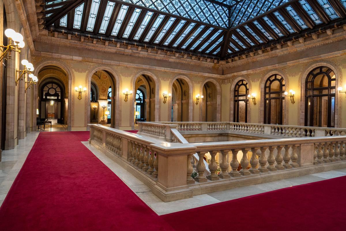 Imagen de la Planta Noble del Parlament.