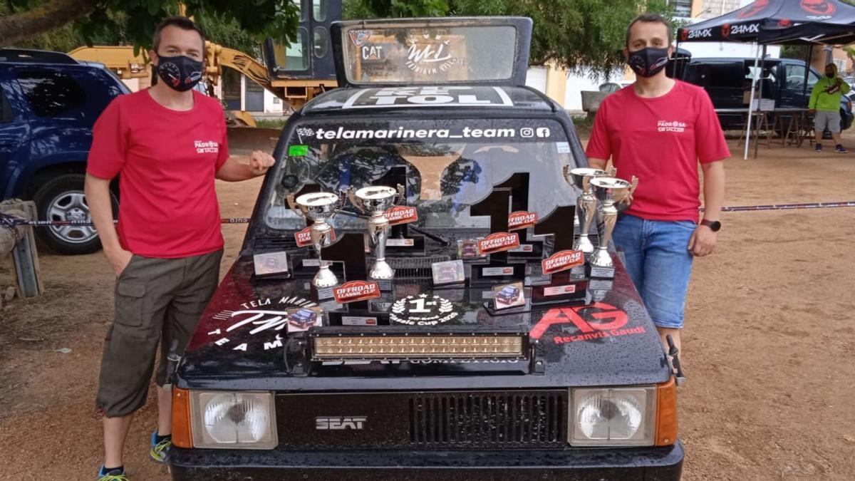 L’equip del Tela Marinera Team, guanyador de la temporada passada amb el Seat Panda del 1986