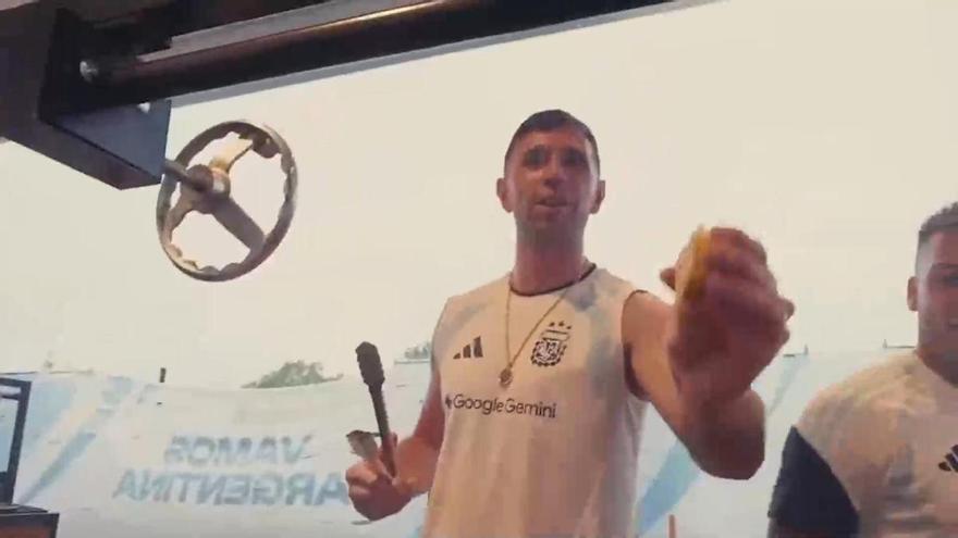 La Selección argentina lo tiene claro: un buen asado para preparar la semifinal