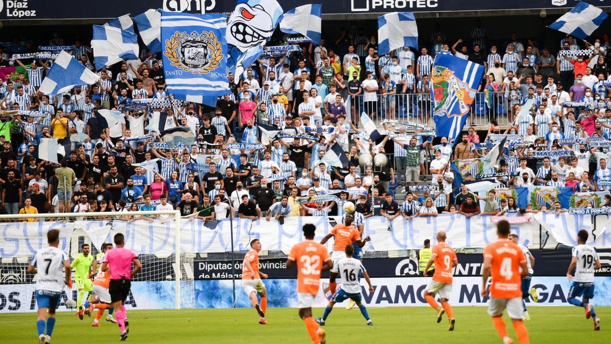 Las imágenes del Málaga CF - Fuenlabrada