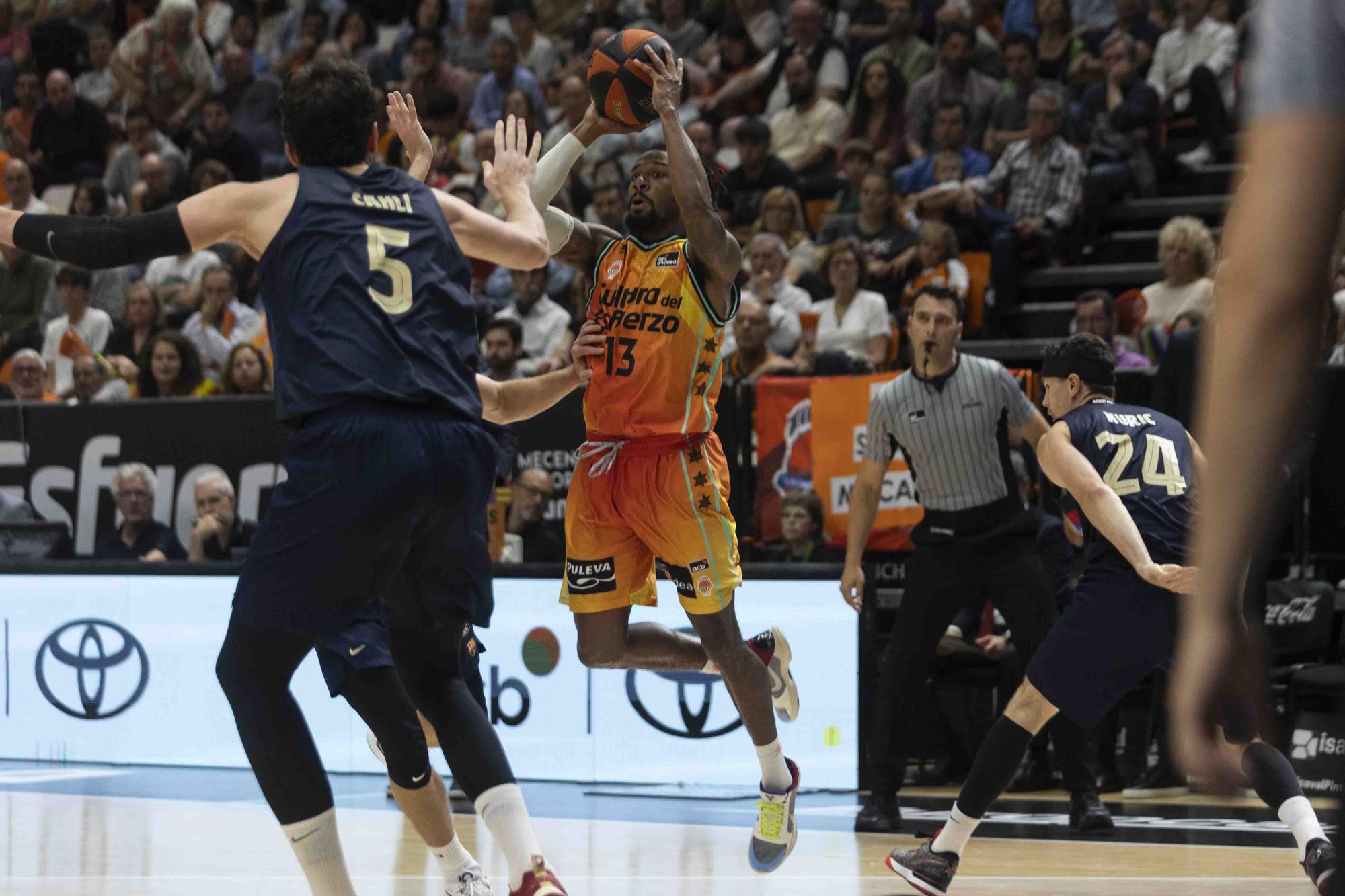 Partido Valencia Basket- F.C.Barcelona