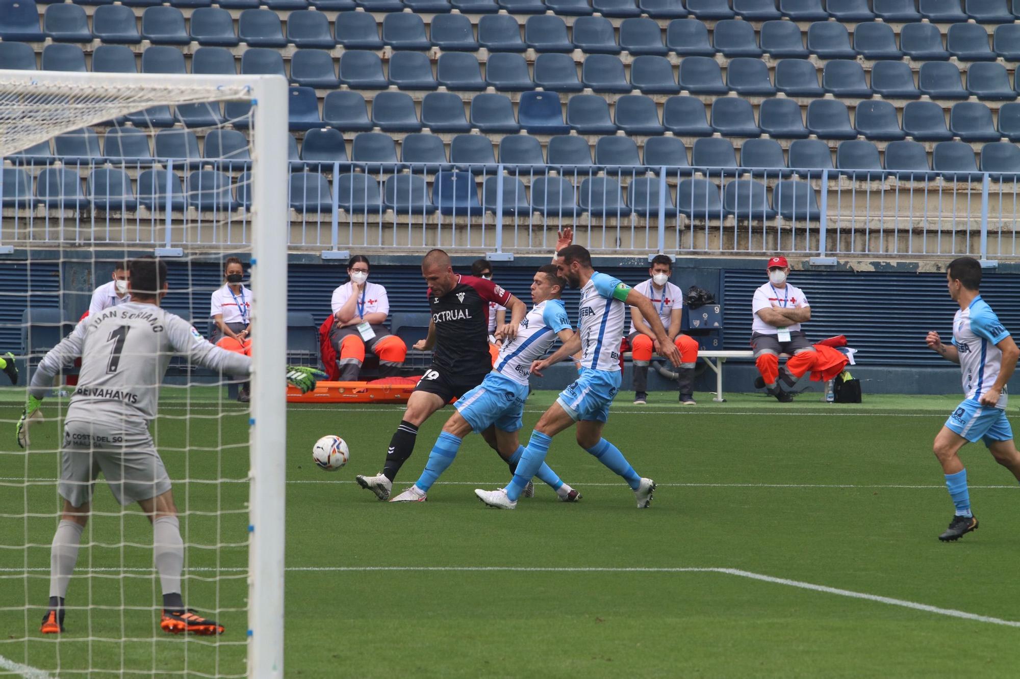 Las imágenes del Málaga CF - Albacete Balompié de LaLiga SmartBank