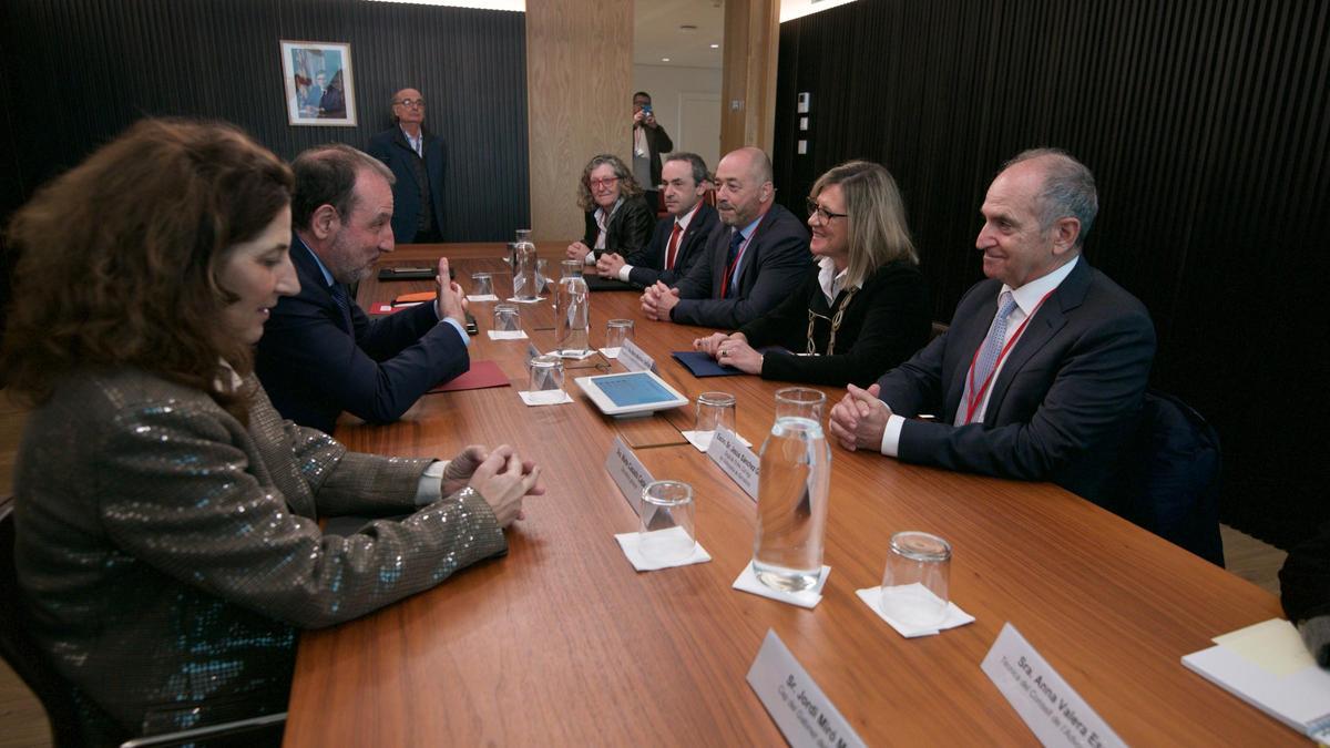Imagen de la reunión entre Justícia y el CICAC