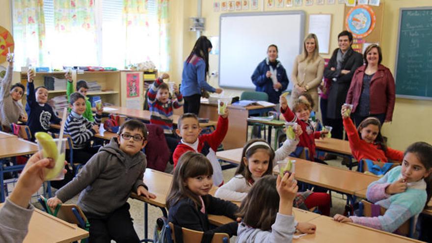 Los colegios fomentan el consumo de fruta