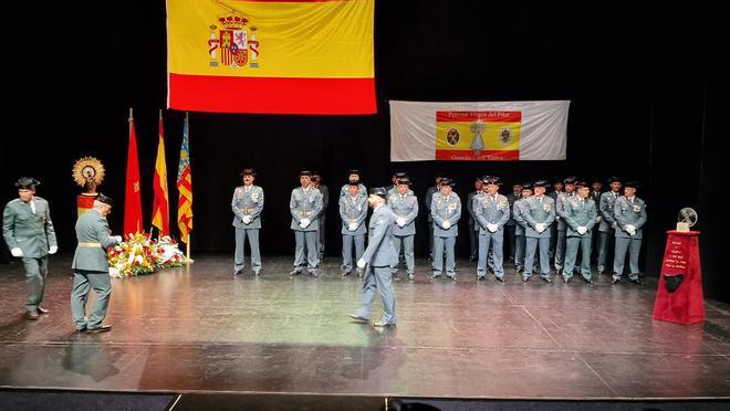 Así ha sido la celebración del día de la patrona de la Guardia Civil en Xàtiva