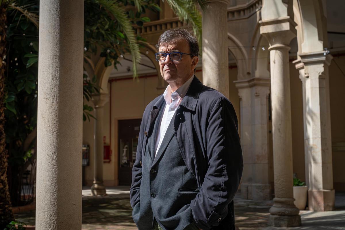 Javier Cercas, fotografiado en Barcelona.