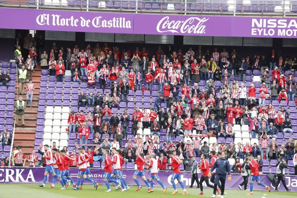 Valladolid - Sporting, en imágenes