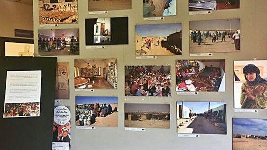 L&#039;exposició sobre els camps de refugiats sahrauís, a Palafrugell.