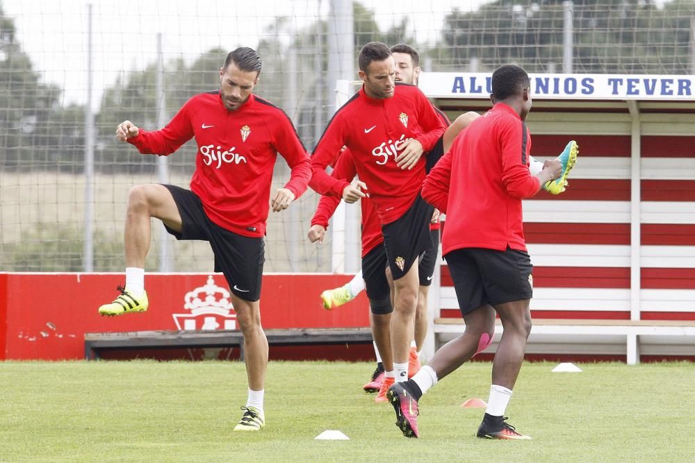 Entrenamiento del Sporting