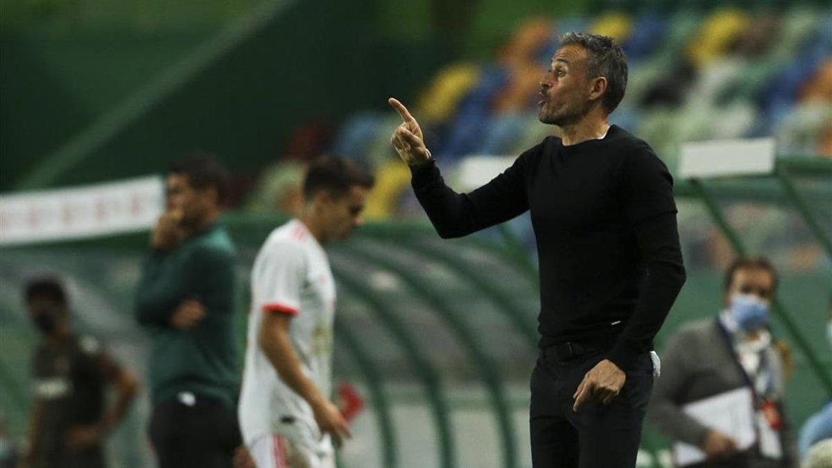 Luis Enrique, satisfecho por el 0-0 ante Portugal