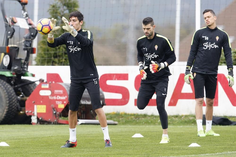 Entrenamiento del Sporting