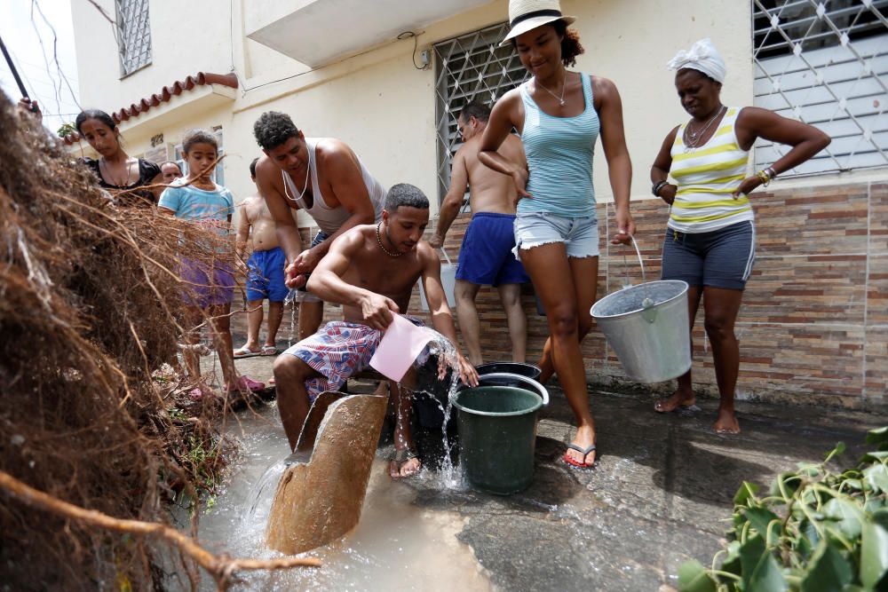 Irma inunda las calles de La Habana