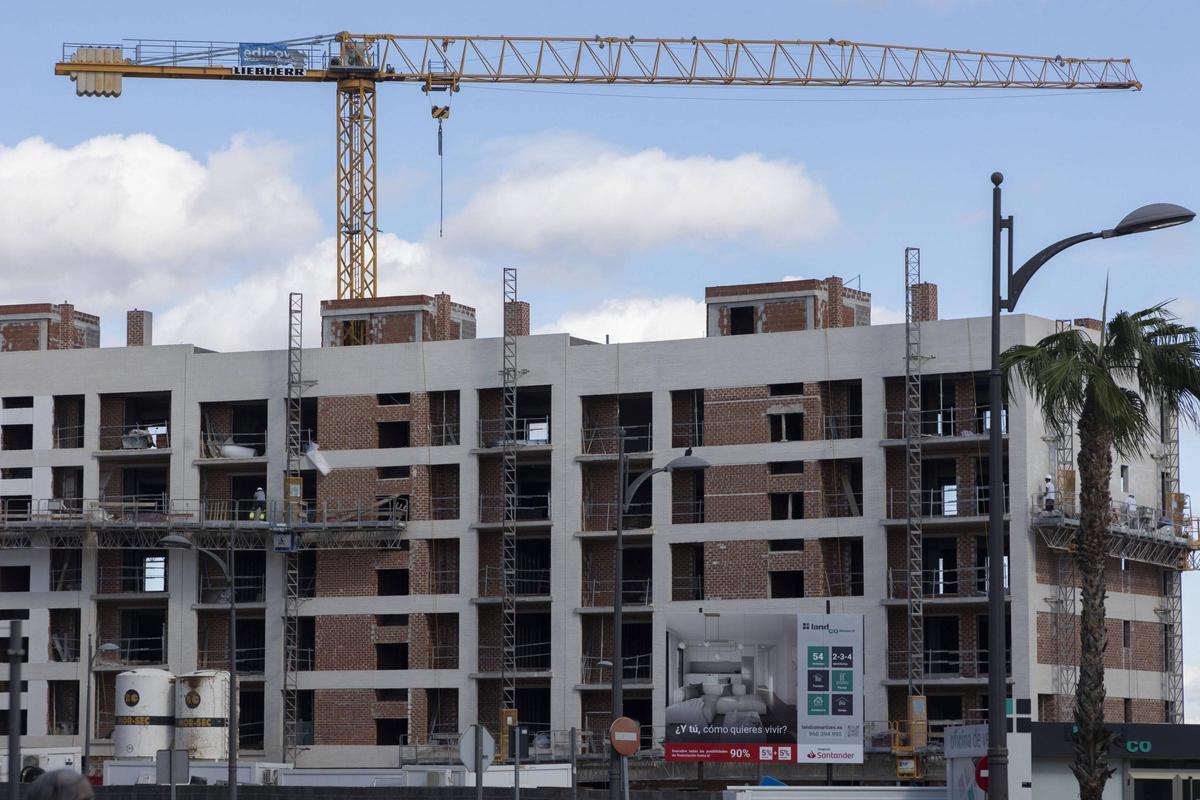 Viviendas en construcción en Valencia