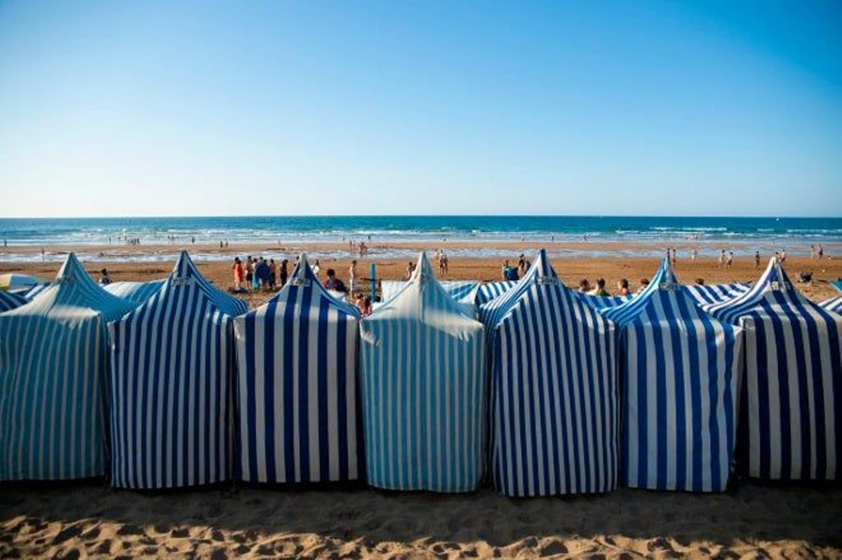 Playa de Zarautz en Guipúzcoa.