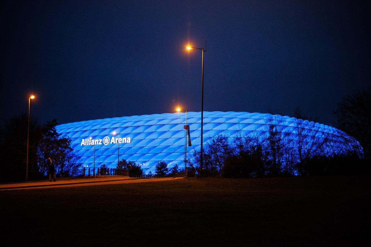 Imagen exterior del Allianz Arena de Múnich, estadio del FC Bayern