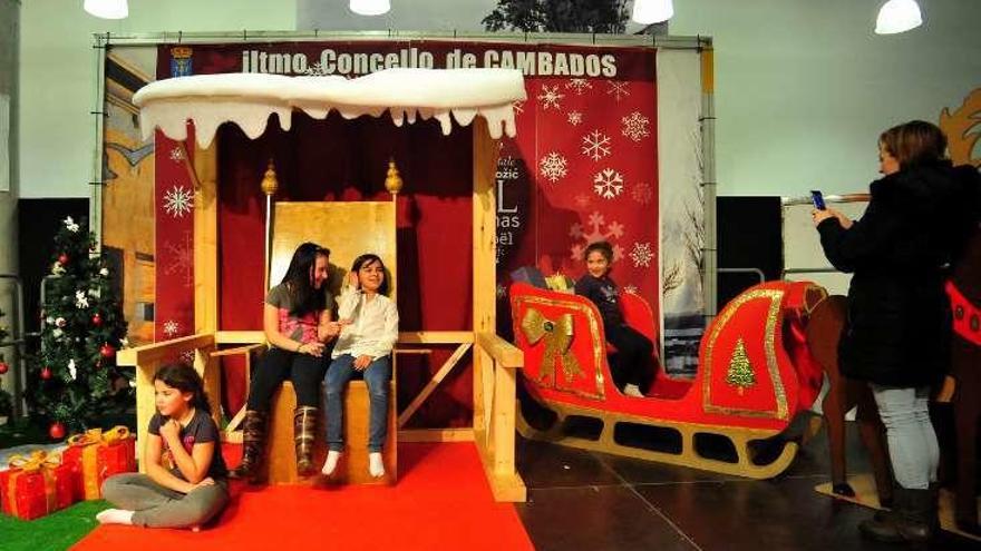 Actividades de la pasada Navidad en el salón de Peña. // Iñaki Abella