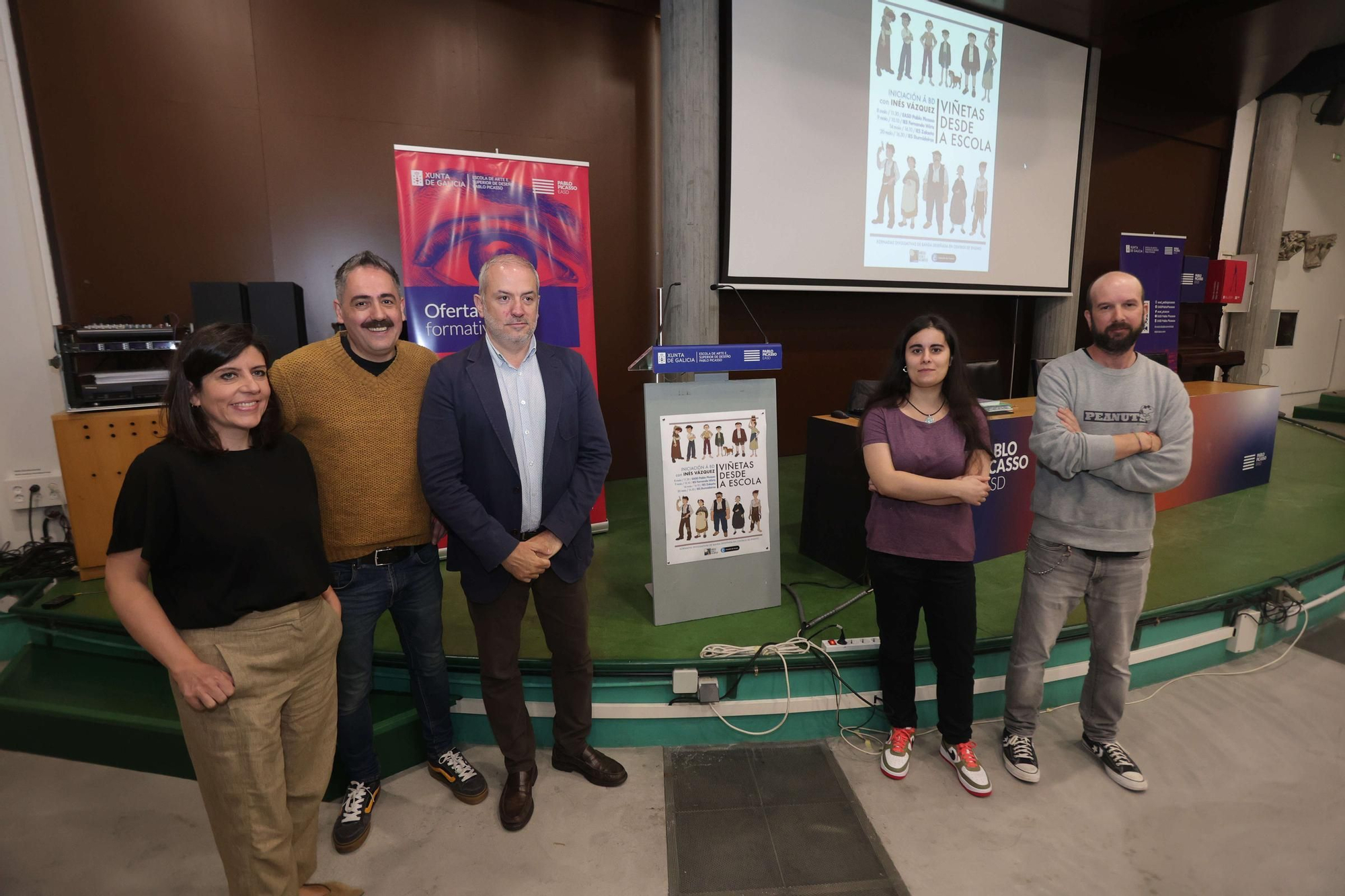 Viñetas arranca en A Coruña desde las aulas de la Pablo Picasso