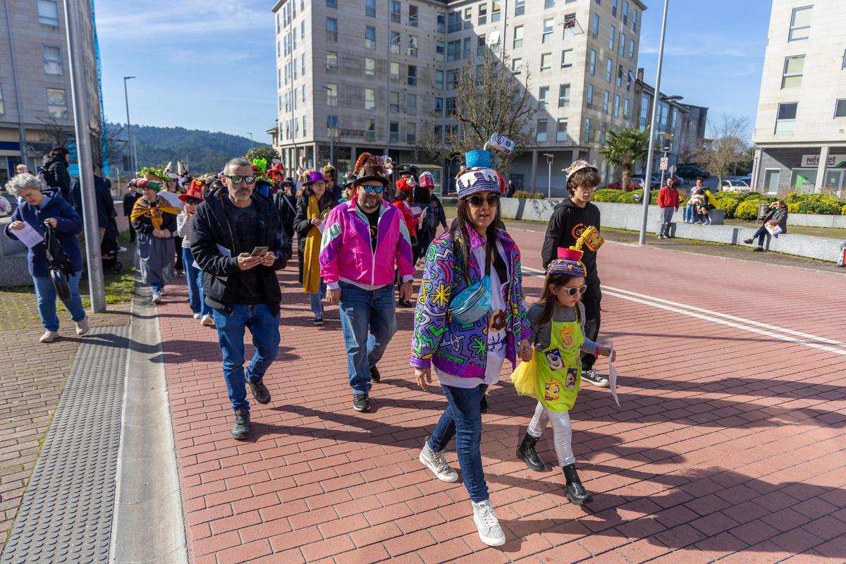 Cientos de personas se dan cita en Conxo para celebrar el Entroido