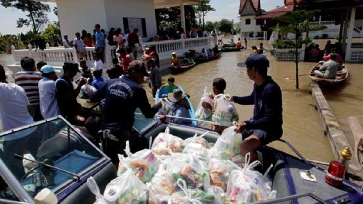 Siguen las lluvias en Tailandia
