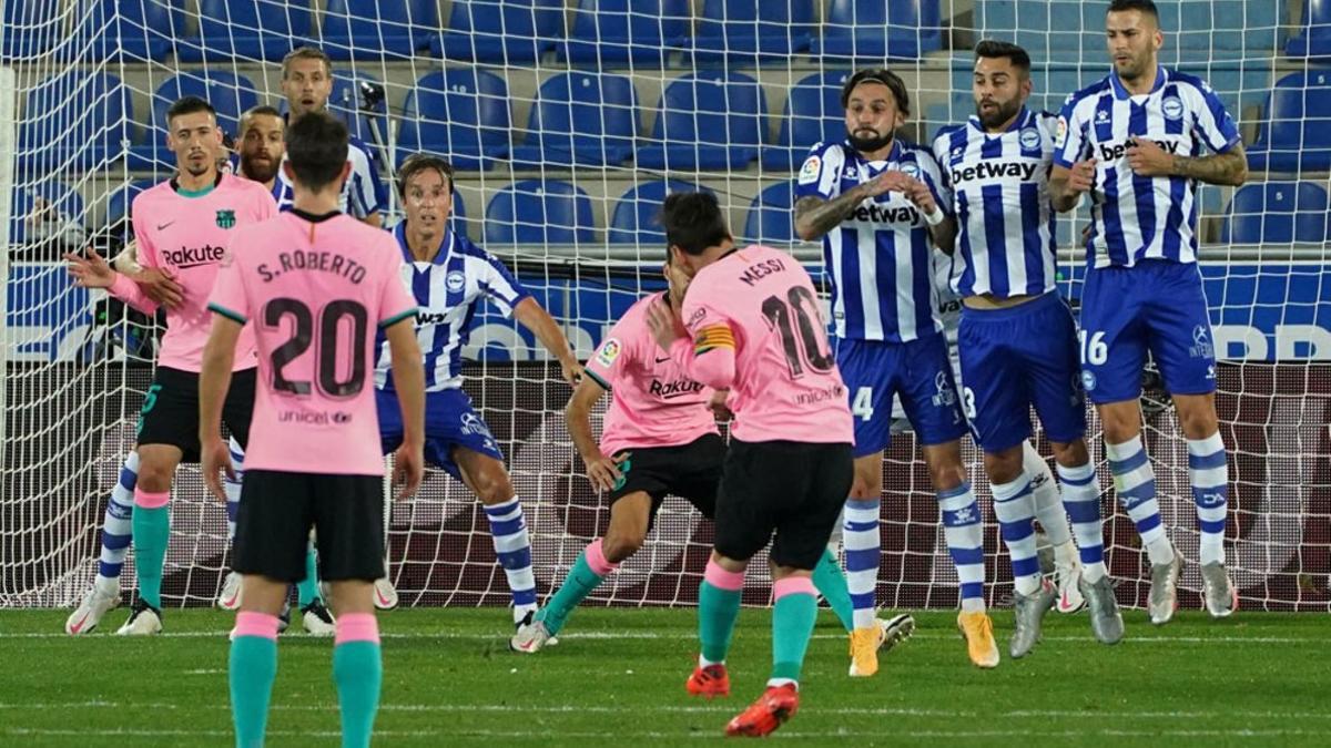 A pesar de ser superior, el Barcelona no pudo conseguir la victoria ante el Alavés en su último enfrentamiento