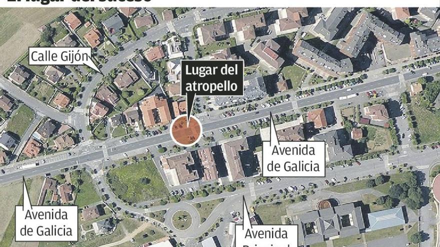 Un ciclista arrolla a una mujer y a su hija de 10 años en un paso de peatones