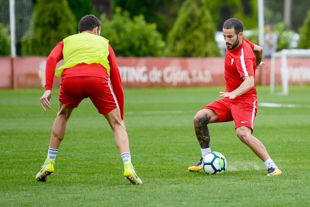 Entrenamiento del Sporting