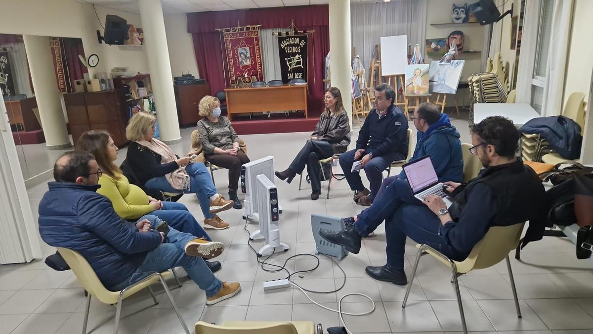 Reunión con vecinos de San José.