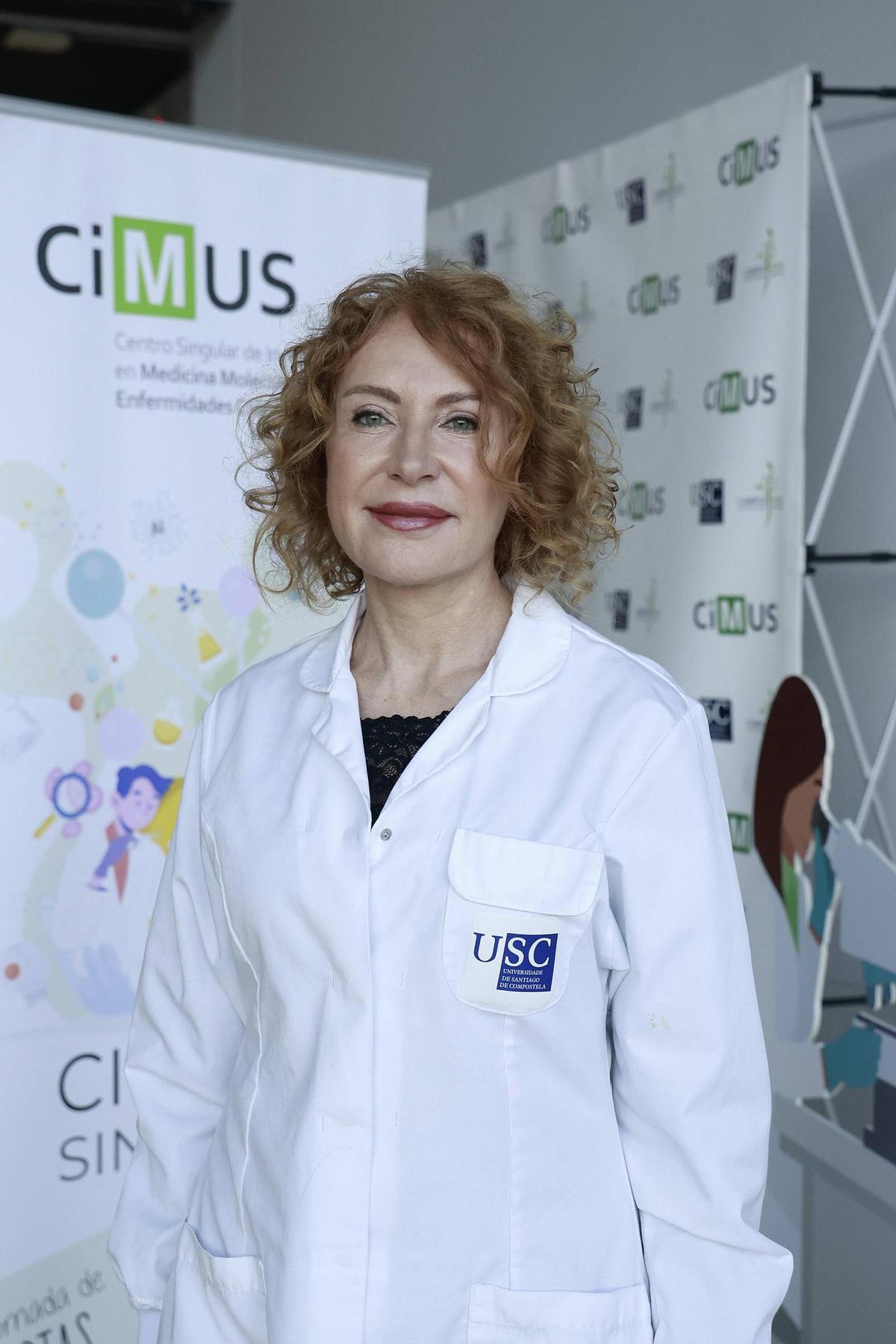 Mabel Loza en las instalaciones del CIMUS
