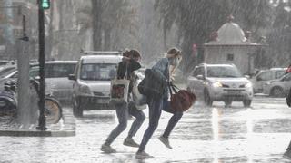 Giro inesperado del tiempo en la C. Valenciana: llegan lluvias con granizo