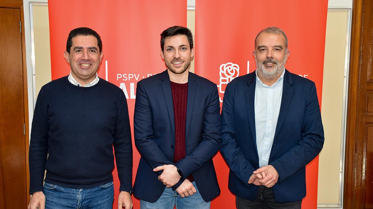 Presentación de la nueva incorporación del PSOE, Nando Moncho.