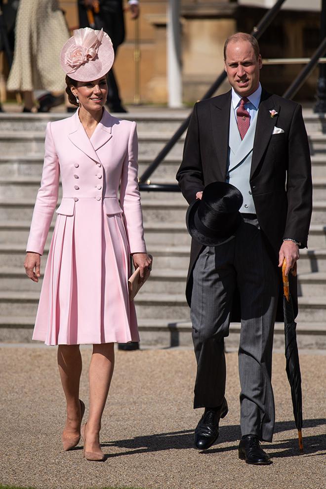 Los duques de Cambridge a su llegada a Buckingham Palace