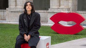 La cinestas catalana Anna Cornudella, retratada en la Seminci de Valladolid.