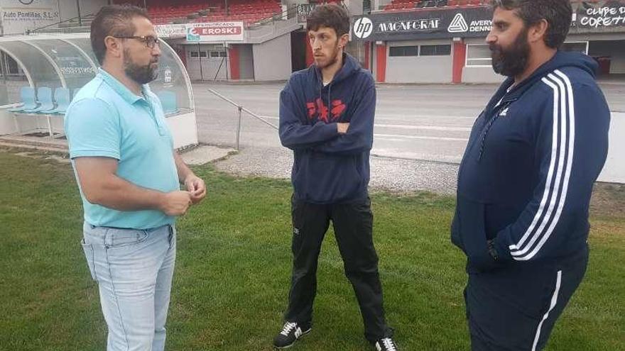 Reunión de Medela con los responsables del club rojinegro.