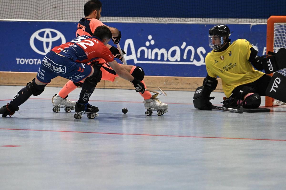 Imatges del tercer partit del play-off Igualada Rigat - Barça