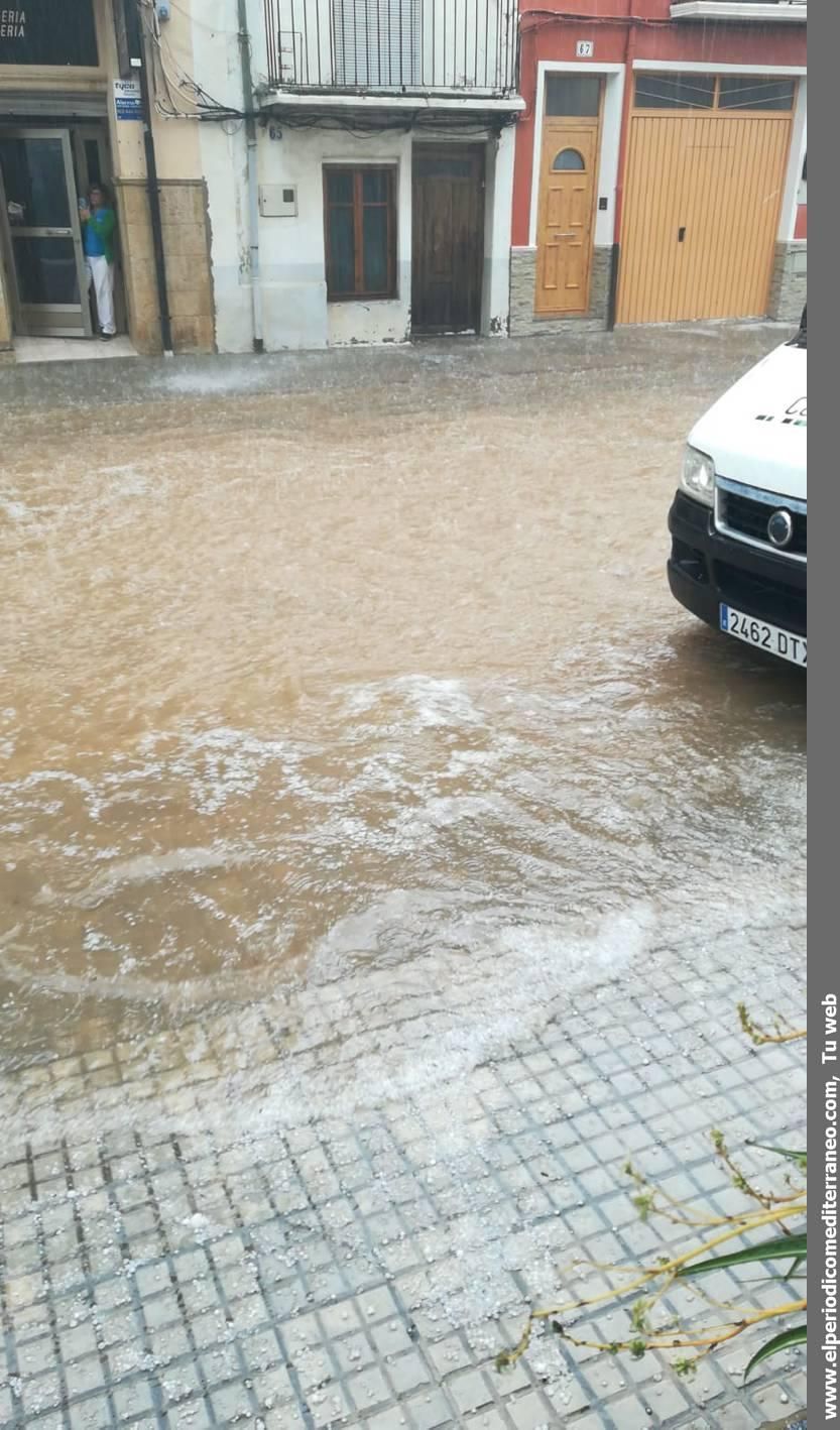 Espectacular tormenta de granizo en Vilafranca