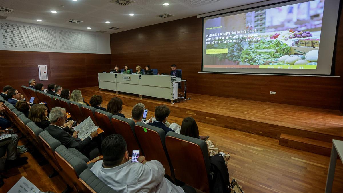 Un momento de la inauguración de las jornadas en el Parque Científico de la Universidad de Alicante,