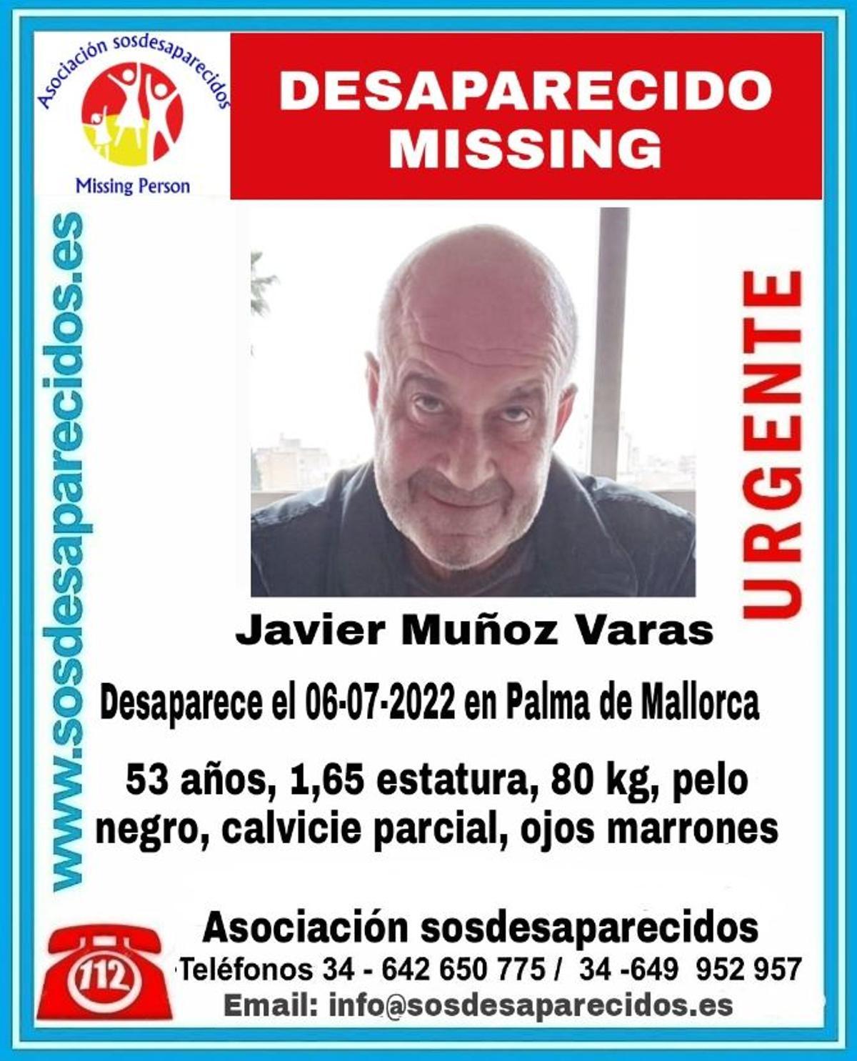 Desaparecidos Mallorca: Buscan a un hombre de 53 años desaparecido en Palma