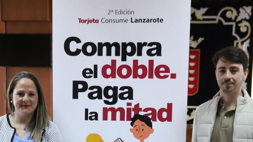 El II ‘Consume Lanzarote’ ofrece 7.666 tarjetas para comprar a mitad de precio